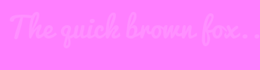 Image with Font Color FF8FFF and Background Color FF7FFF